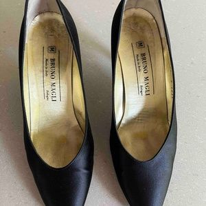 Bruno Magli Black Evening Heels